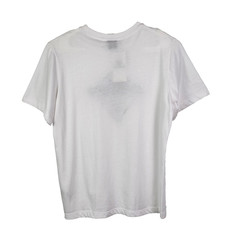 Spyder Graphic T-Shirt Men Short Sleeve Crew Neck Stretch White Large