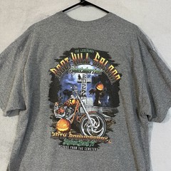 Gilden XL Biketoberfest 2022 Spooky Graveyard T-shirt Boot Hill Saloon Biker