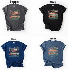 Vintage Everglades National Park Shirt Travel Gift Florida Trip Lover Tee