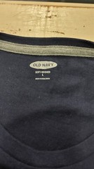 OLD NAVY Soft Washed Navy Blue Wave Pocket T-Shirt Men’s Size L “In The Navy”