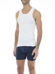 NEW! George Tag Free Comfort A-Shirt Men’s, X-Large WHITE, 6-Pack,