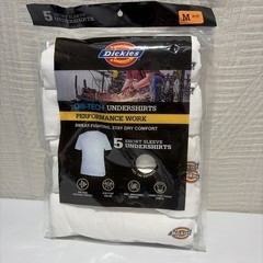 Dickies Dri-tech Performance Work 5 Short Sleeve Undershirts New Size Medium