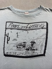 Vtg 70s Hunter S Thompson’s Fear And Loathing T Shirt XL Ralph Steadman Art