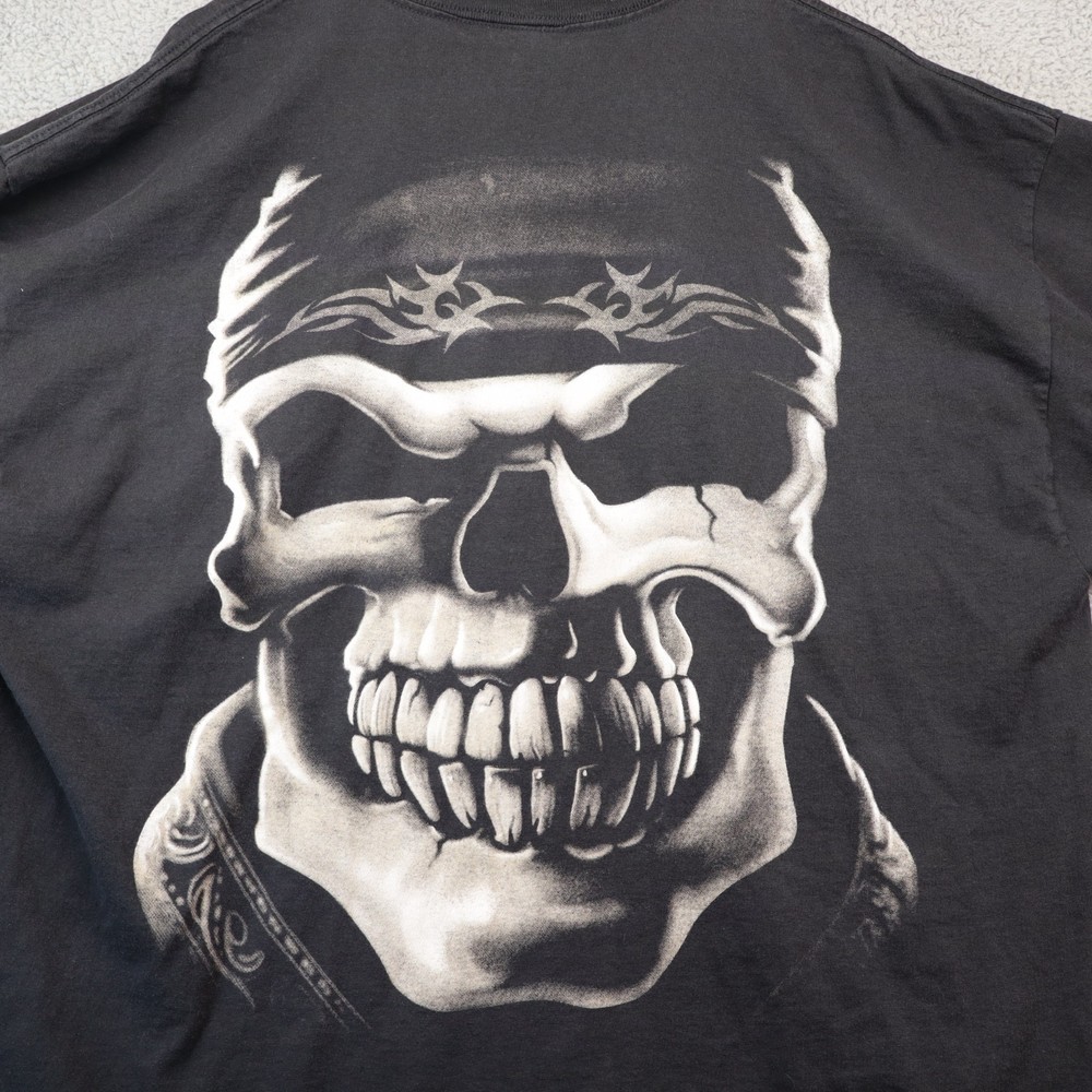 Sturgis Shirt 3XL Motorcycle Bike Rally Big Skeleton Y2K Biker GUC 2009
