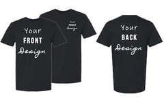 Custom T-Shirt Personalized Photo Logo Text Shirt Unisex Cotton Tee 2XL-3XL Fast