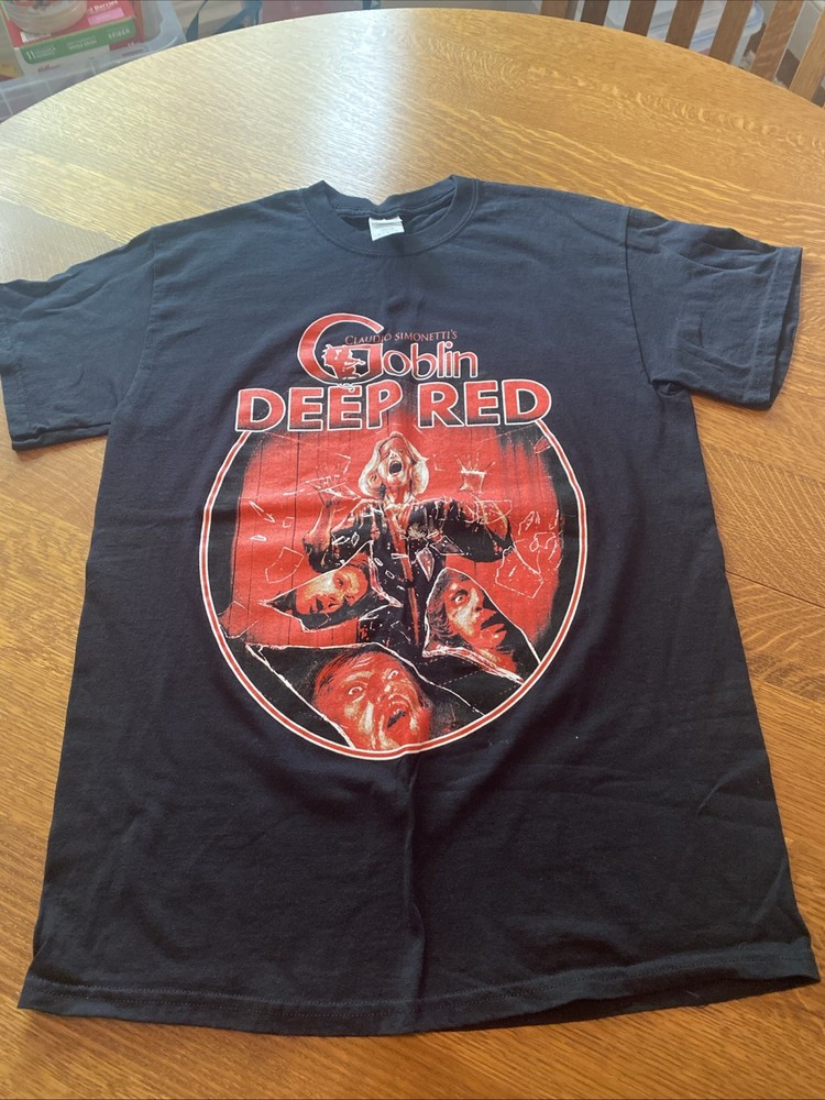 Goblin Claudio Simonetti 2019 Tour Shirt Dario Argento Deep Red Never Worn