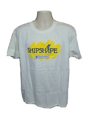 Royal Caribbean International Cruise Line Ship Shape Adult White XL TShirt