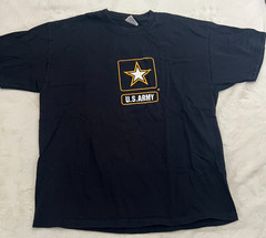 US Army T Shirt Mens XL Black Hanes Beefy-T An Army Of One Military Graphic Tee