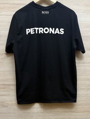 Mercedes Benz AMG Petronas Black Formula 1 Team T-Shirt Mens Size Large