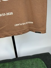 Tenaciti Print W Embroidery Distressed Brown, Rare T-Shirt Size Small