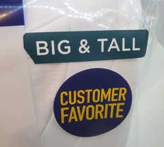 Stafford T Shirts Heavyweight 100% Cotton Crew Necks 2XL BIG & TALL (4-Pack)