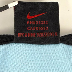 Vintage Nike Air Jordan Warmup Jersey 1990s Jumpman Logo Relaxed Fit Mens Size L