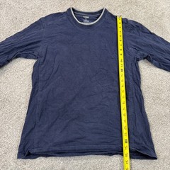 Kuhl Wildfibre Shirt Mens L Navy Blue Organic Cotton Long Sleeve Thumbholes Tee
