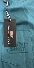 VINEYARD VINES TAKE THE SHOT LS POCKET TEE Size Large MRSP $49.50 NWT