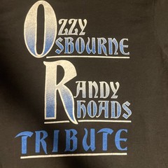 VTG OZZY OSBOURNE T-SHIRT RANDY RHOADS TRIBUTE M (38-40) 1987 SINGLE STITCH