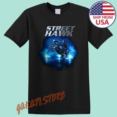 Street Hawk TV Show Men’s Black Size S-5XL