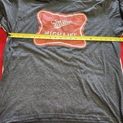 San Miguel Pale Pilsen & Miller High Life Graphic T Shirts XL Unisex Beer