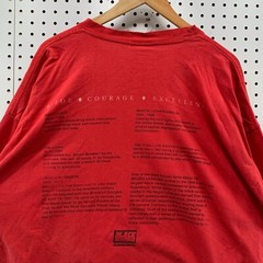 Vintage Black Heritage Legendary Hero’s Shirt Mens 3XL Red Ali Malcom X King