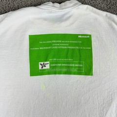 VINTAGE Microsoft Extreme Shirt Mens XL Windows Software Single Stitch 2000 Y2K