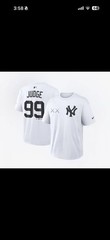 Kaws x Yankees Aaron Judge Tee White (size medium) – in-hand fanatics fest NYC