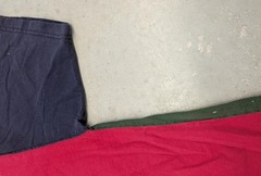 Vintage 90s Nautica Tri-Color Logo T-Shirt Made in Canada