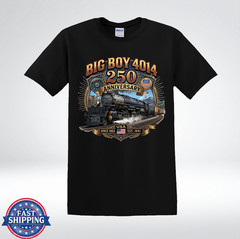Big Boy 4014 250 Anniversary Steam Train T-Shirt