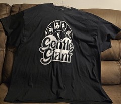Gentle Giant Official Band T Shirt Progressive Rock Size 5x Black NWOT