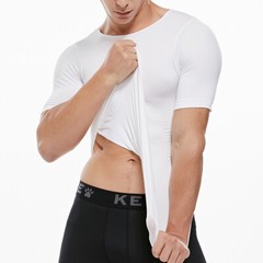 Men Fajas Para Hombres Faja Reductora De Hombres Body Abdomen Control Tee Shaper