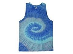 Multi-Color Tie Dye Tank Tops Sleeveless T-Shirts Adult S to XXXL Cotton