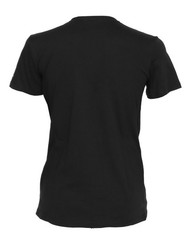 NWT TRUSSARDI Milano T-SHIRT crewneck cotton black gold luxury Italy L