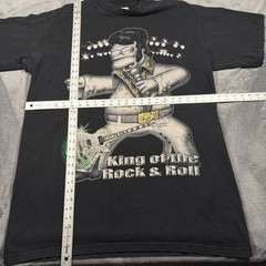 Vintage Pro Max T-Shirt Mens 3XLT Black Elvis Simpsons King Of The Rock & Roll