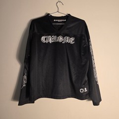 Chrome Hearts Long Sleeve Jersey Style Men S Designs Back & Sleeves Shirt