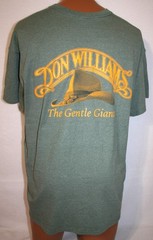 DON WILLIAMS The Gentle Giant I’m Just A Country Boy T-SHIRT XL Country Music