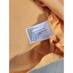 Greg Norman Pocket T-Shirt Mens XL Peach Excellent Shark Logo Cotton Tee