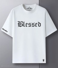 Sebashley Blessed T-shirt 100% Thick Cotton in Various Sizes High Quality