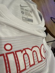 Nike Air Max Vintage T-Shirt Large L White non ducor duco Dri-Fit AirMax