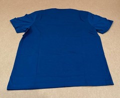 New Authentic Apple Unisex Short Sleeve T Shirt in Blue Store Employee Uniform