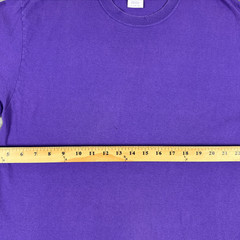Trader Joe’s T-Shirt Short Sleeve Employee Crew Tee Purple Uniform Size Large