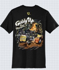 Giddy Up Super Modified Tractor Pulling Shirt Rose Motorsports Racing Tee