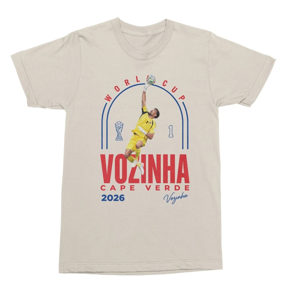 Vozinha 1 Cape Verde Tribute 2026 Soccer Fans Unisex T-Shirt