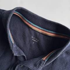 Paul Smith Men’s Navy Short Sleeve Polo Shirt M Casual Formal Japan For 14+