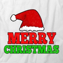 MERRY CHRISTMAS TShirt Tee Short-Sleeved Cotton CLOTHING HOLIDAYS S1WCA174