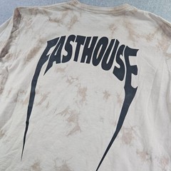 Fasthouse Long Sleeve Shirt Mens 2XL Tan Tie Dye Graphic Moto BMX Streetwear