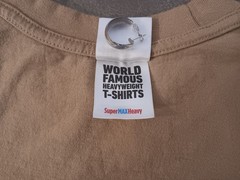 Shaka Wear 7.5 oz Super Max Heavyweight Short Sleeve Blank T-Shirt Sz XL LOT