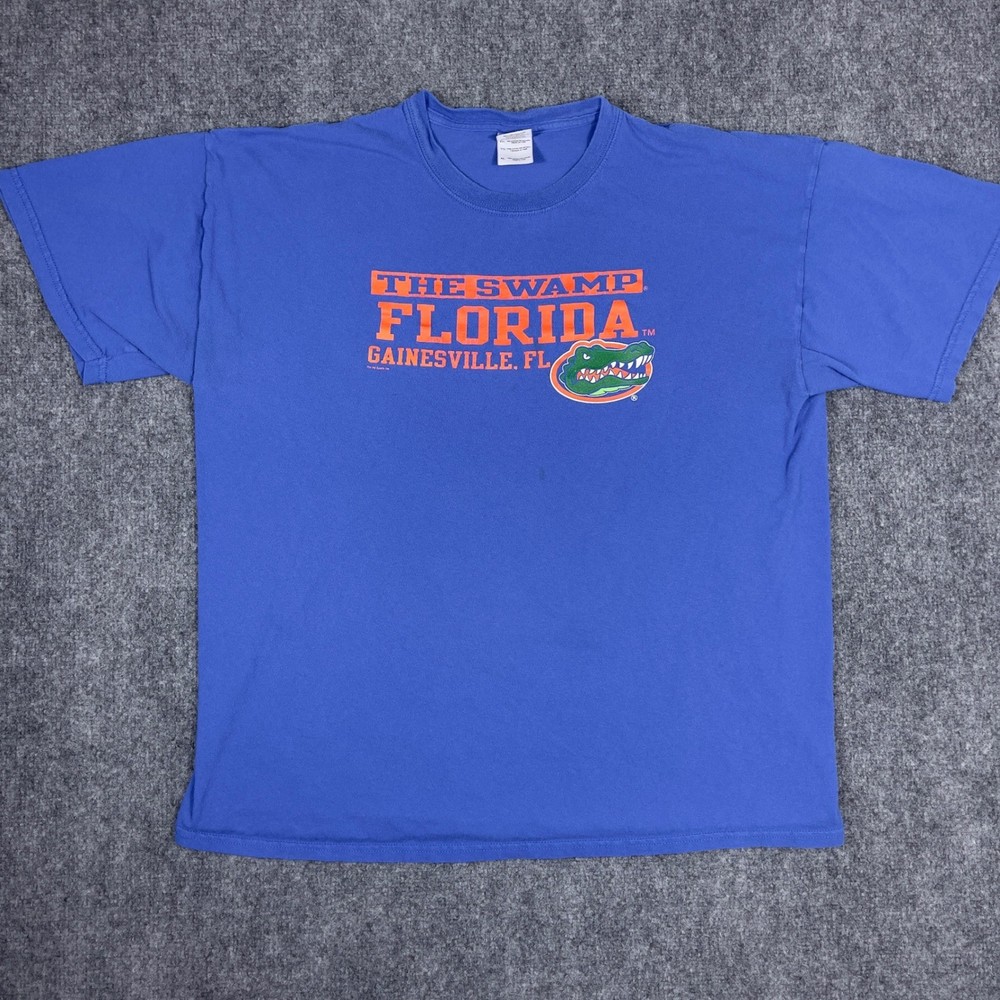 Florida Gators T-Shirt Mens XL Blue The Swamp Gainesville Graphic Tee