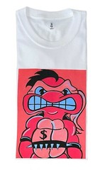 Kandykorn X Slimyburger – Black & White Ninja Turtle on Front, Cotton Retro TMNT