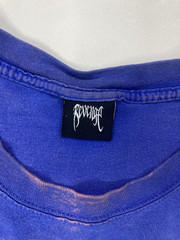 Revenge Lightning Graphic T-shirt Men XL Blue Short Sleeve