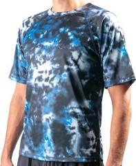 Men’s UPF 50 Short Sleeve Swim Rash Guard Sun Protection Shirt Quick Dry