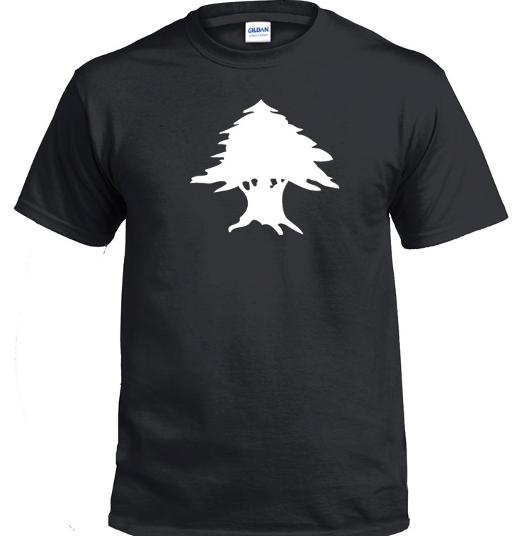 Cedar Tree T-Shirt Tee Shirt Gildan S M L XL 2XL 3XL Cotton Lebanon Lebanese