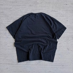 Grunge Vintage National Guard Military Graphic Print Black Crewneck Tee XL